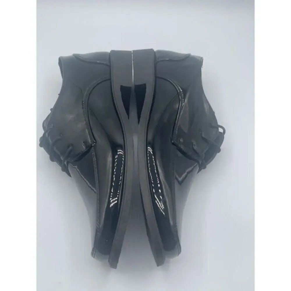 Black Lace Up Patent Dress Shoes Big Kid Size‎ 5